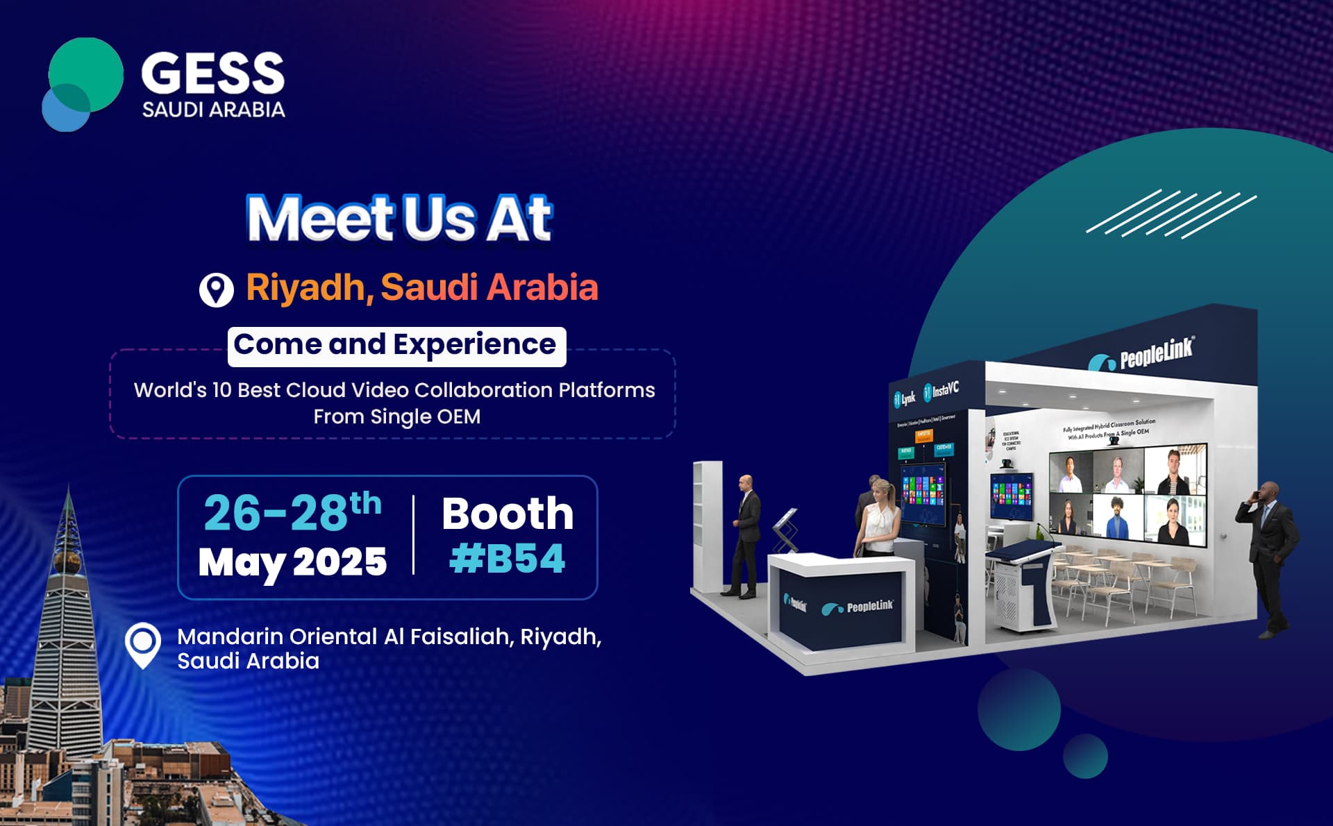 Unlock Seamless Virtual Learning: Meet InstaVC at GESS SAUDI ARABIA 2025!