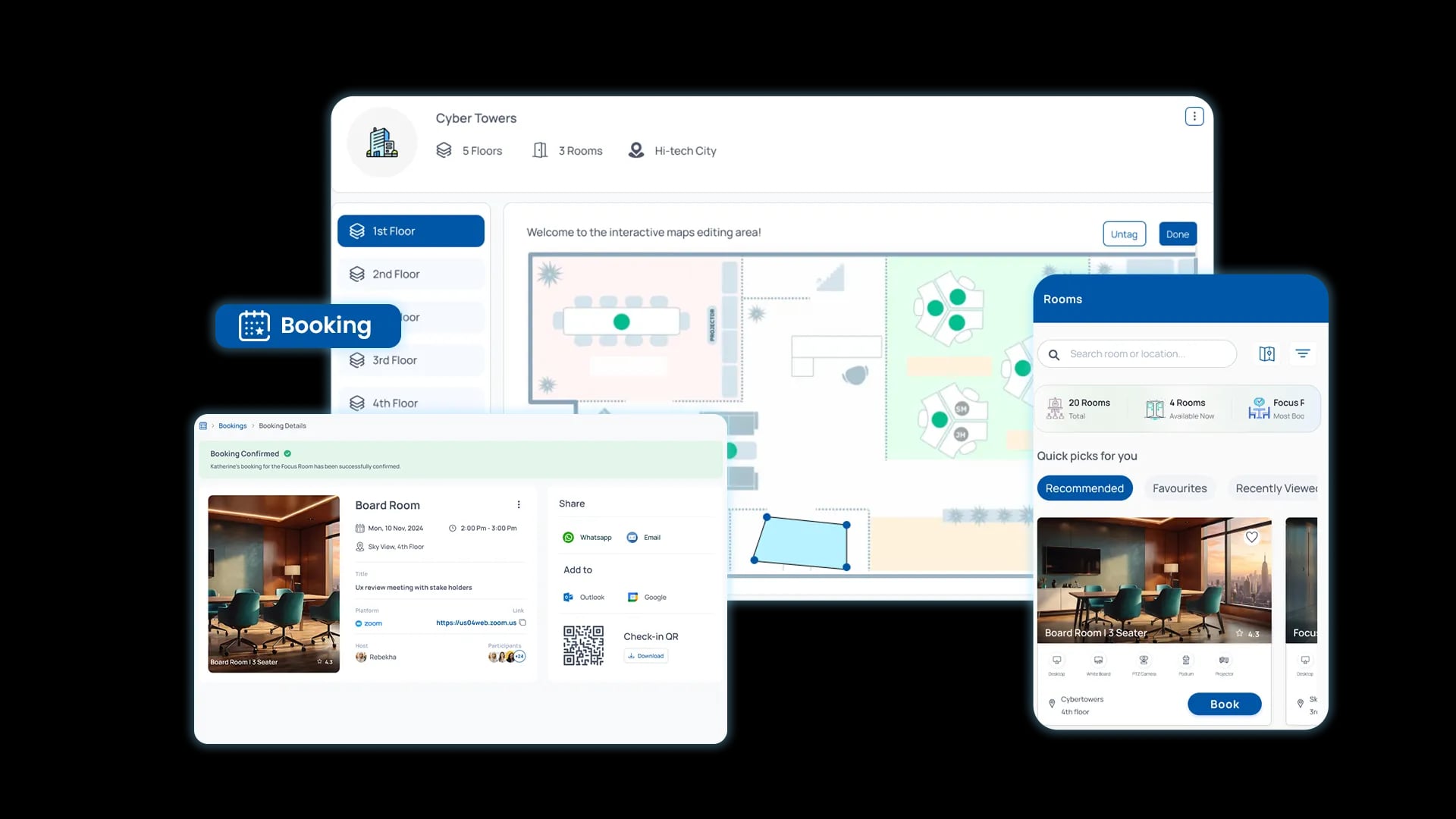 Smart Effortless Scheduling & Room Booking