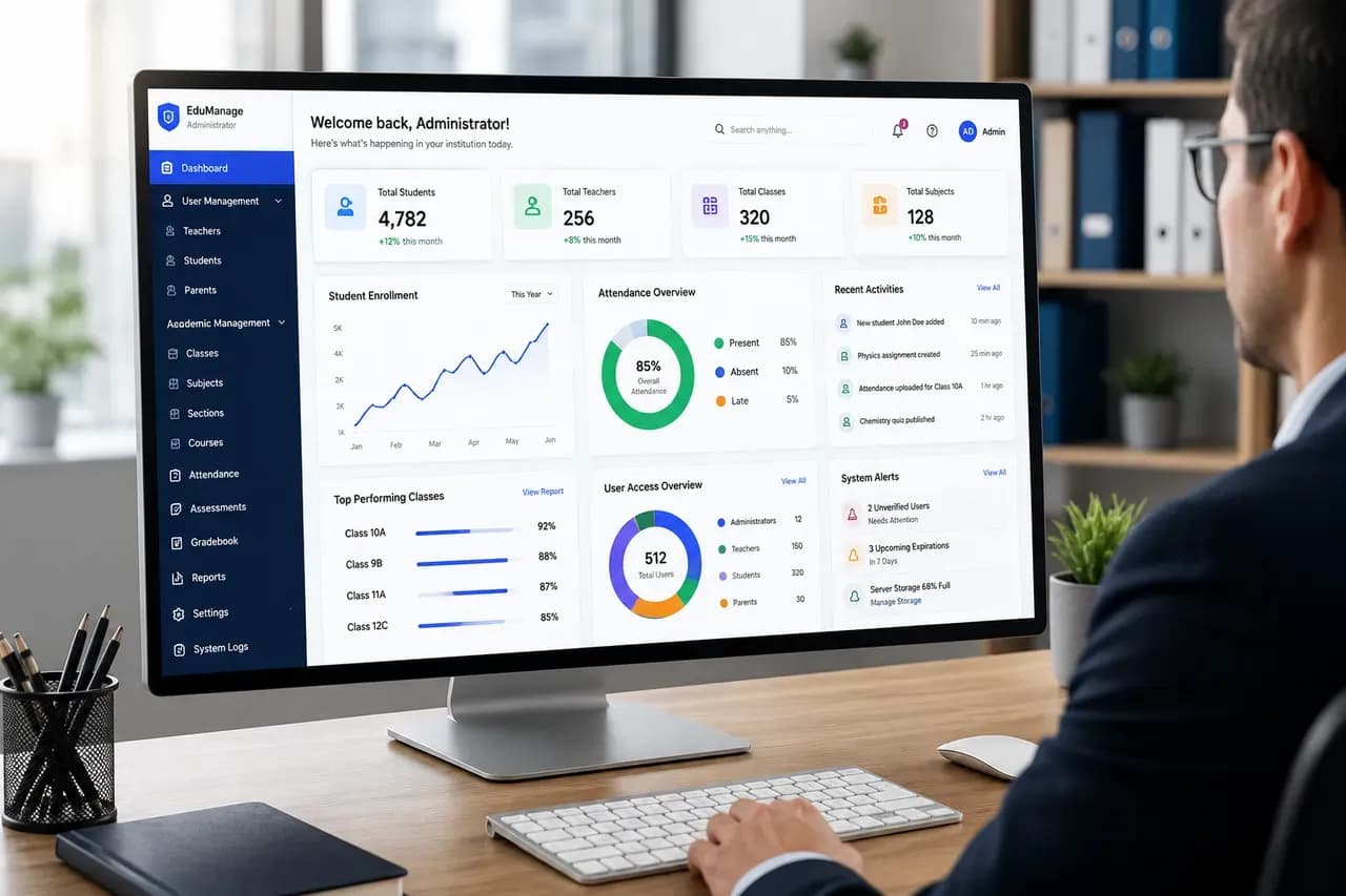 Centralized Administration for Better Academic Management